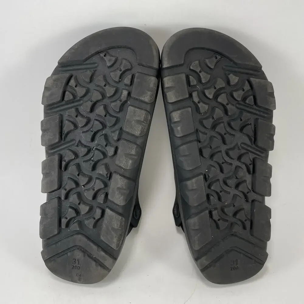 Birkenstock EVA Milano Sandals Kids Size 31/US 13-13.5 Black Waterproof Slides
